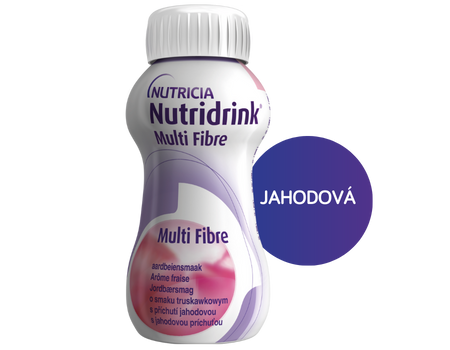 Nutridrink Multi Fibre jahodová