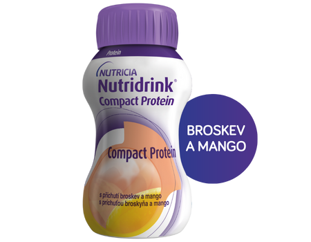 Nutridrink Compact Protein broskev a mango