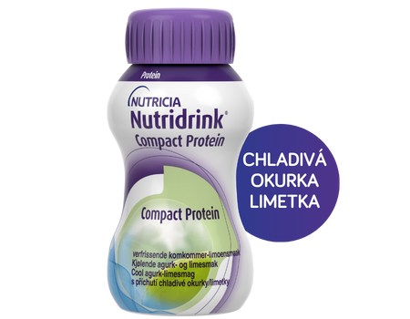 Nutridrink Compact Protein chladivá okurka limetka